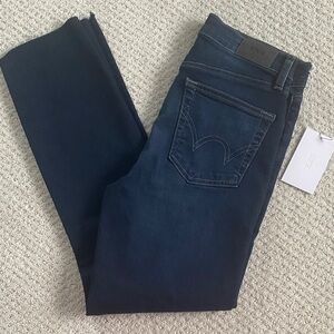 NWT Edwin Bree straight slim leg denim in Night Sky, size 27
